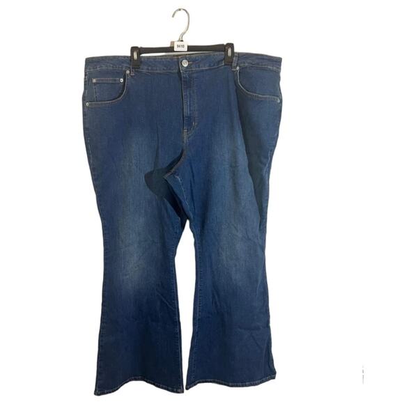 Urban Outfitters BDG Women's Plus Size Denim Wide Leg Blue Jeans Size 40 - Picture 1 of 8